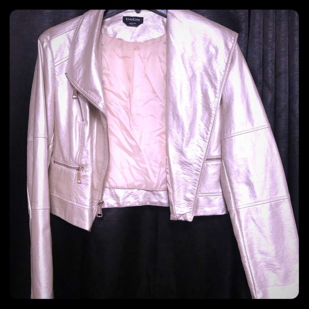 Metallic BEBE jacket